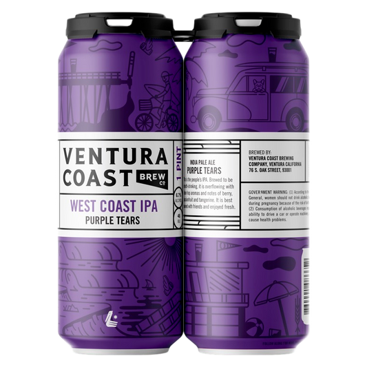 Ventura Coast Purple Tear 4pk 16oz Can 6.7% ABV