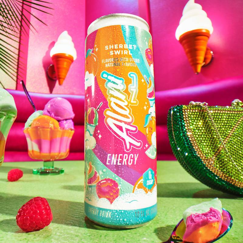 Alani Energy Sherbert Swirl 12oz Can