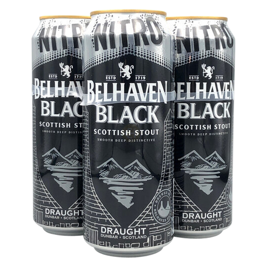 Belhaven Brewery Black Scottish Nitro Stout 4pk 16.9oz Can