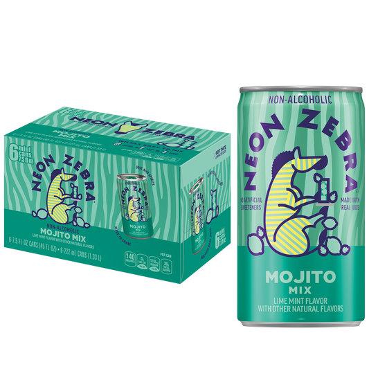 Neon Zebra Mojito Mix 6pk 7.5oz