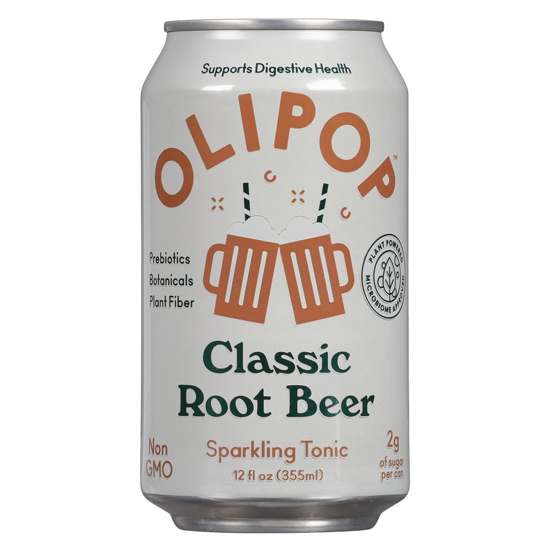 Olipop Classic Root Beer 12oz Can