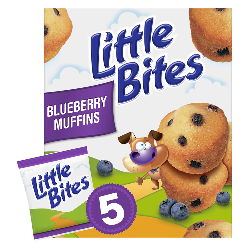 Entenmann's Little Bites Blueberry Mini Muffins, 5 packs, 7.5 oz