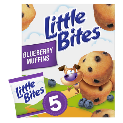 Entenmann's Little Bites Blueberry Mini Muffins, 5 packs, 7.5 oz