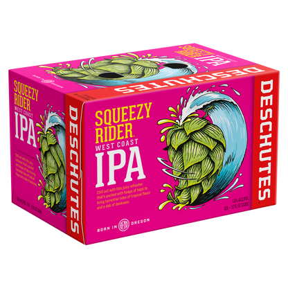 Deschutes Brewery Squeezy Rider West Coast IPA 6pk 12oz Cans 7% ABV