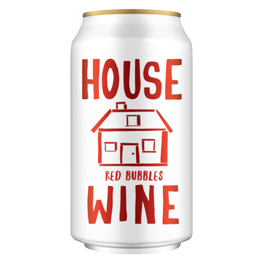 House Wine Red Bubbles 375ml Can