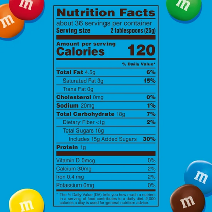 M&M's Minis Milk Chocolate Candy, Party Size, 31.5 oz