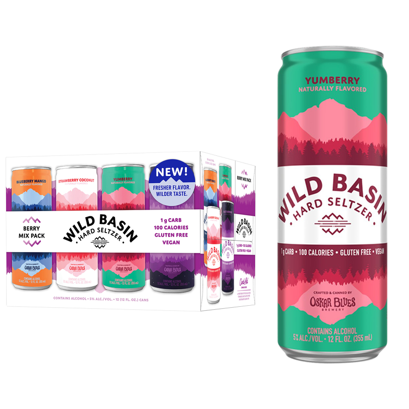 Oskar Blue's Wild Basin Mixed Berry Seltzer 12pk 12oz Can