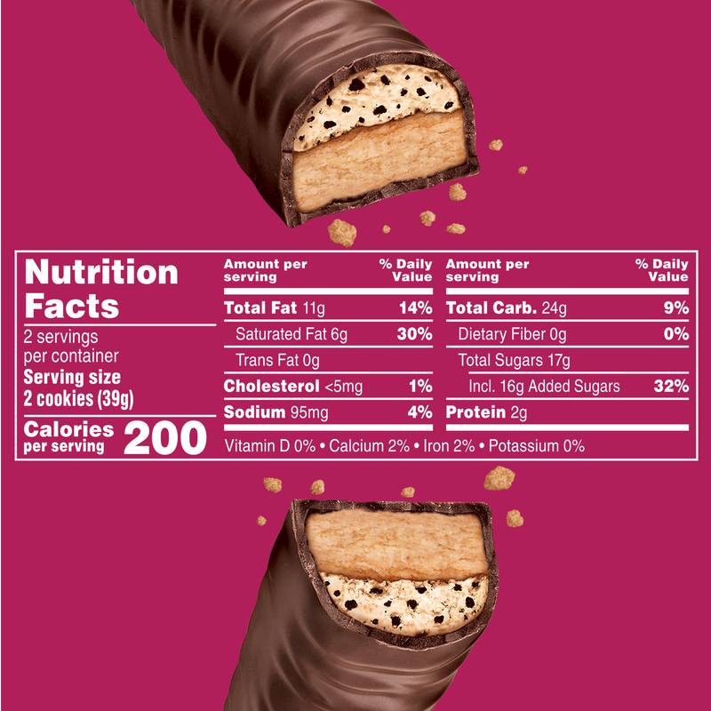 TWIX Cookie Dough Milk Chocolate Bars, Share Size, 2.72 oz