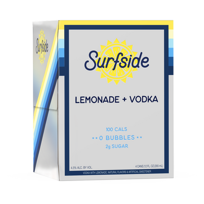 Surfside Lemonade + Vodka 4pk 12oz Cans 4.5% ABV