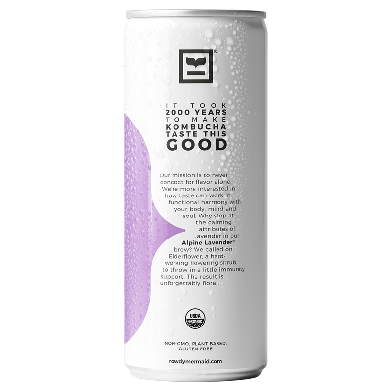 Rowdy Mermaid Organic Alpine Lavender Kombucha