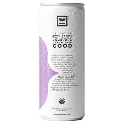 Rowdy Mermaid Organic Alpine Lavender Kombucha