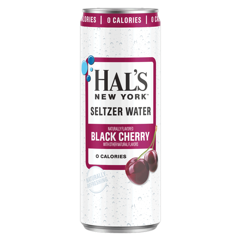 Hal's New York Black Cherry Seltzer 8pk 12oz Can