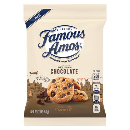 Famous Amos Bite Size Chocolate Chip Cookies 2oz