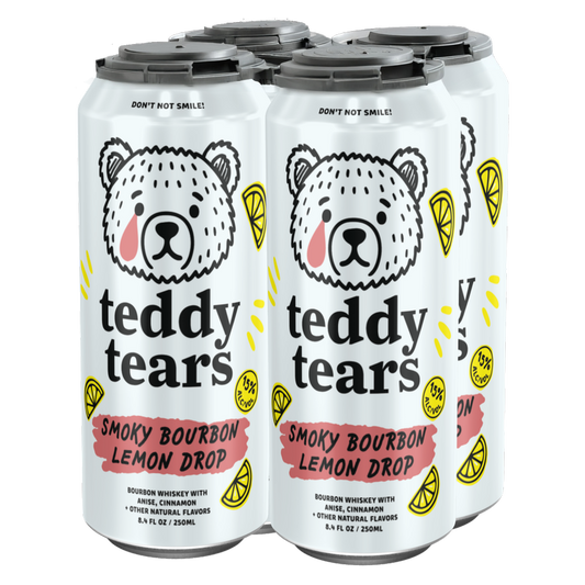 Teddy Tears Smoky Bourbon Lemon Drop 4pk 250ml Can