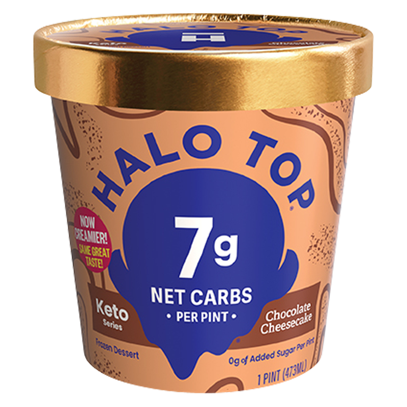 Halo Top Keto Chocolate Cheesecake Ice Cream Pint