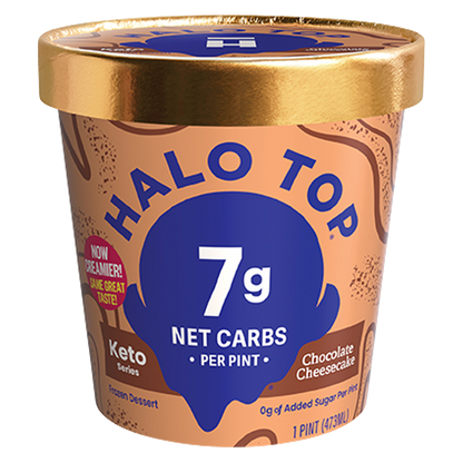 Halo Top Keto Chocolate Cheesecake Ice Cream Pint