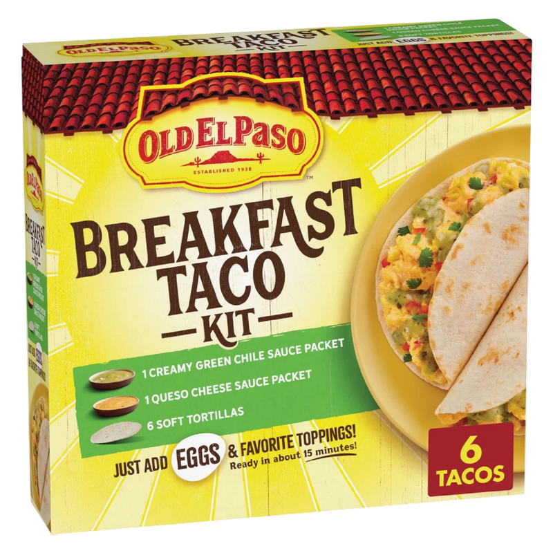 Old El Paso Breakfast Taco Kit 6ct