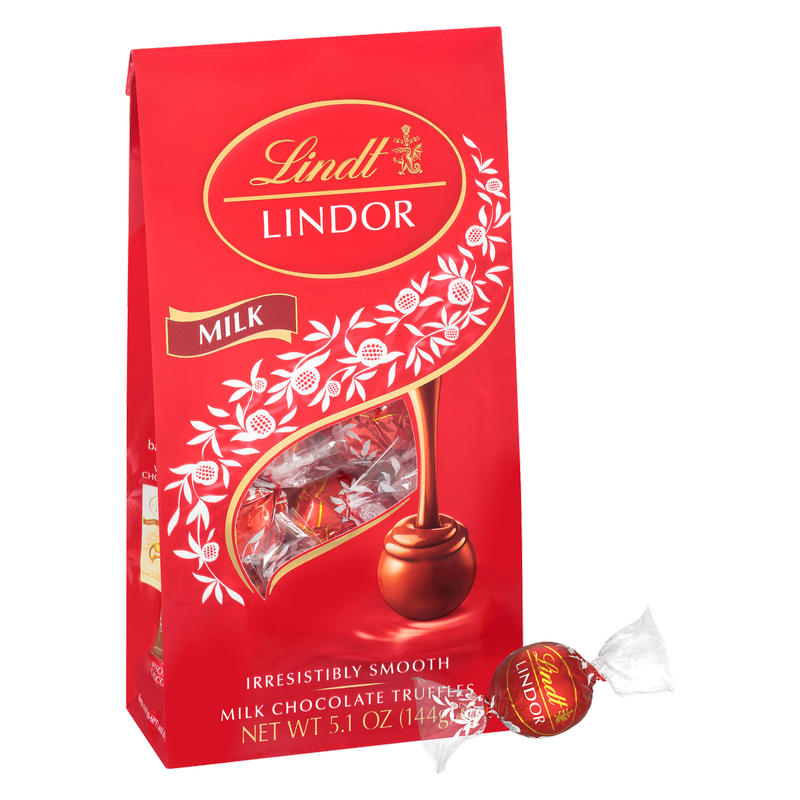Lindt Lindor Milk Chocolate Truffles 5.1oz Bag