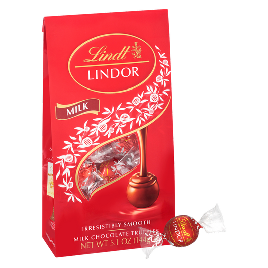 Lindt Lindor Milk Chocolate Truffles 5.1oz Bag