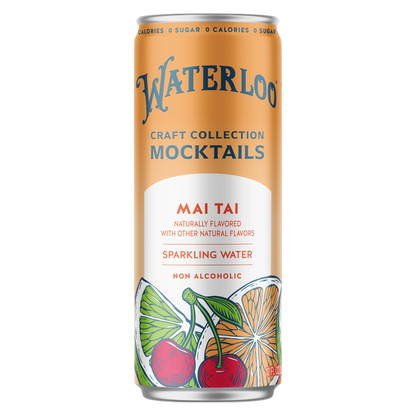 Waterloo Mai Tai Sparkling Water 6pk 12oz Can