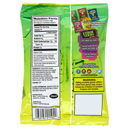 Warheads Extreme Sour Hard Candy 2oz