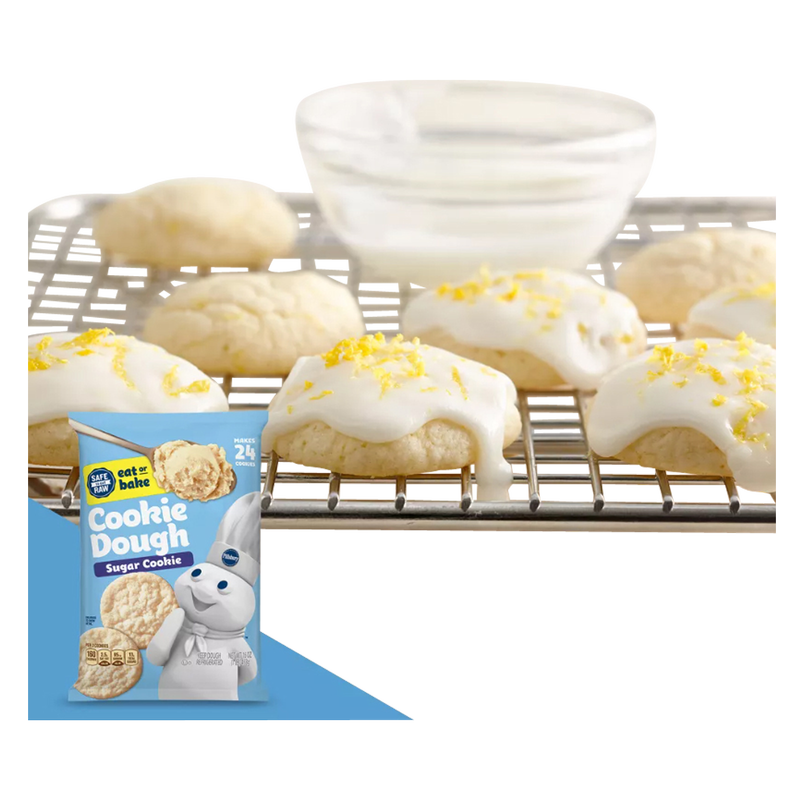Pillsbury Ready-to-Bake Sugar Cookie Dough - 24ct/16oz