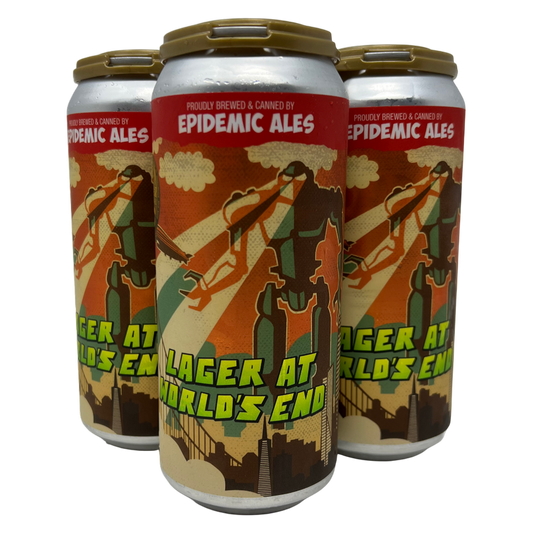 Epidemic Ales Lager At Worlds End (4PKC 16OZ) (4PKC 16 OZ)
