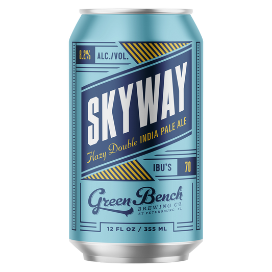 Green Bench Skyway Hazy DIPA 4pk 12oz Can 8.2% ABV