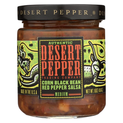 Desert Pepper Corn Bean Salsa 16oz