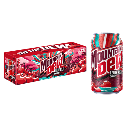 Mountain Dew Code Red 12pk 12oz Can