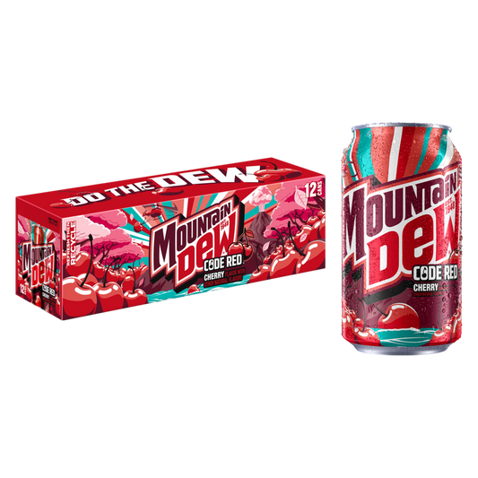 Mountain Dew Code Red 12pk 12oz Can