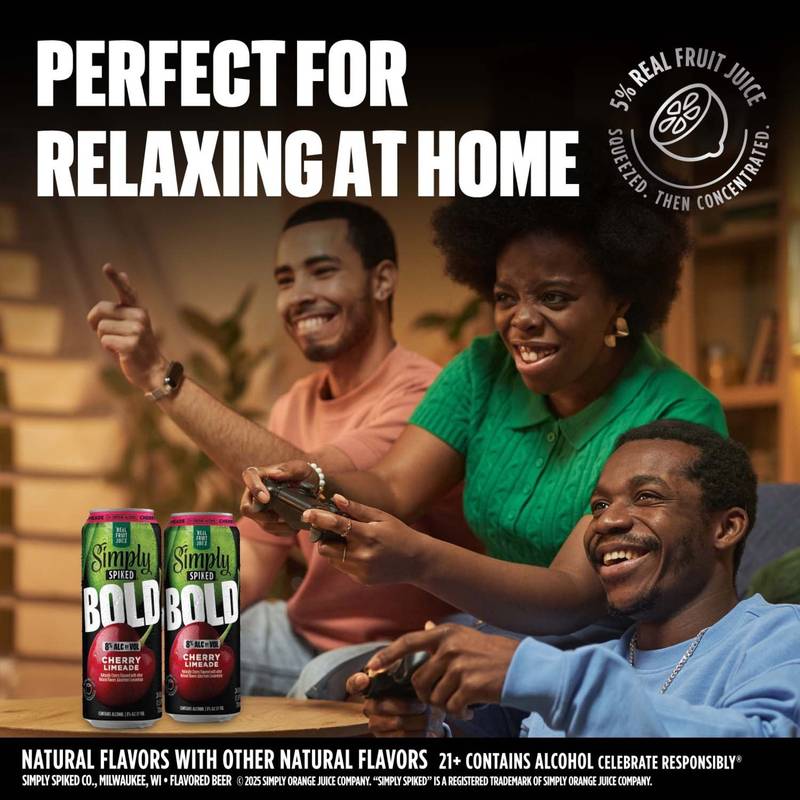 Simply Spiked Bold Spiked Cherry Limeade 24oz Can