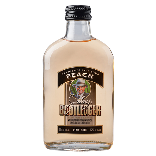 Johny Bootlegger Peach 6.8oz Btl 12% ABV