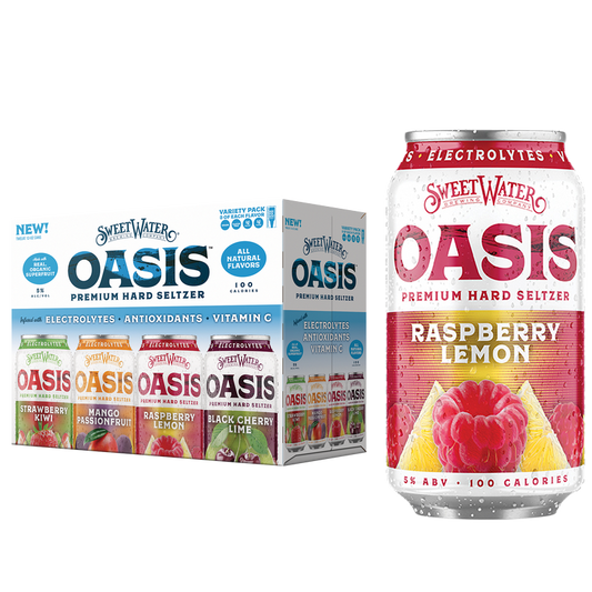 SweetWater Oasis Premium Hard Seltzer Variety Pack 12pk 12oz Can 5.0% ABV