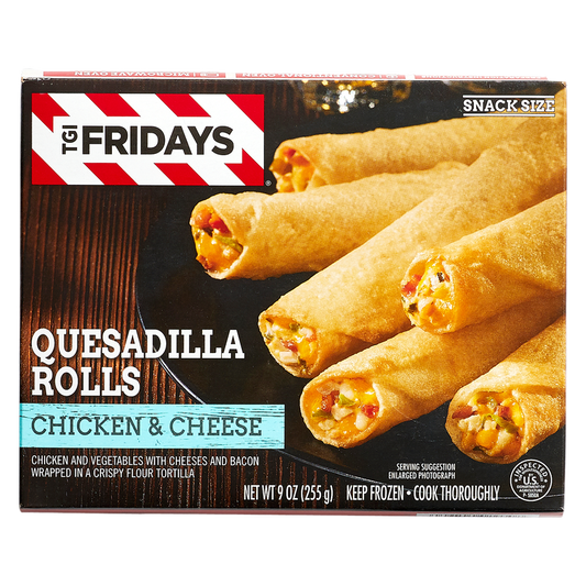 TGI Friday's Chicken & Cheese Quesadilla Rolls 9oz
