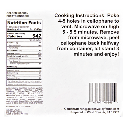 Golden Kitchen Gnocchi