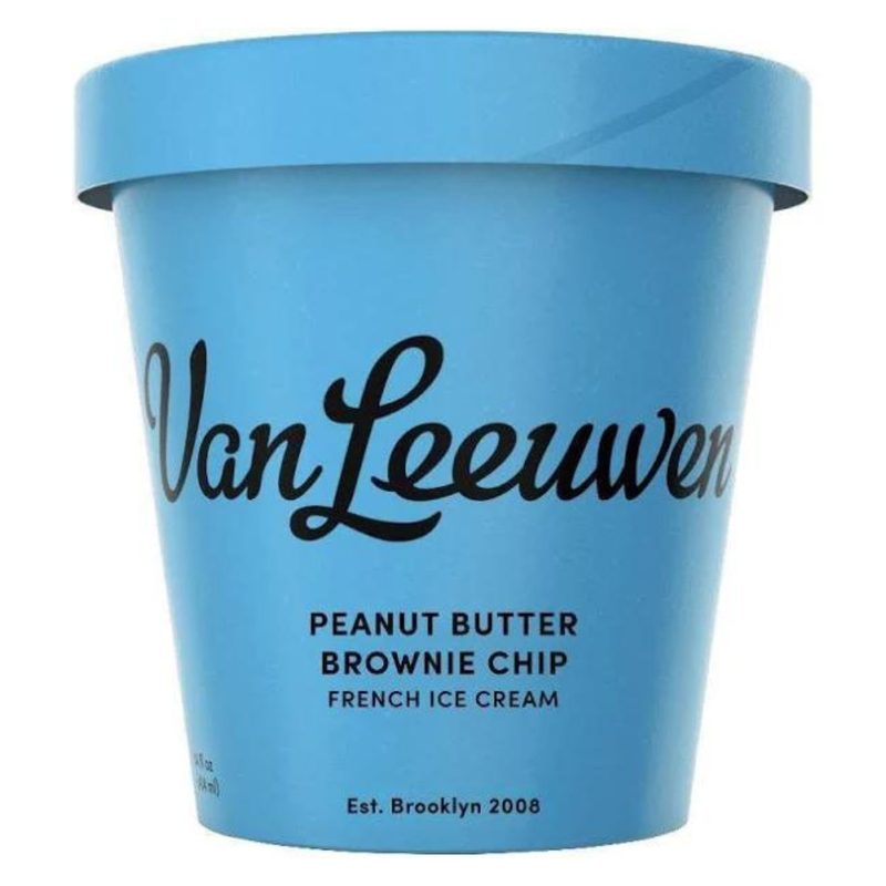 Van Leeuwen Peanut Butter Brownie Chip 14oz