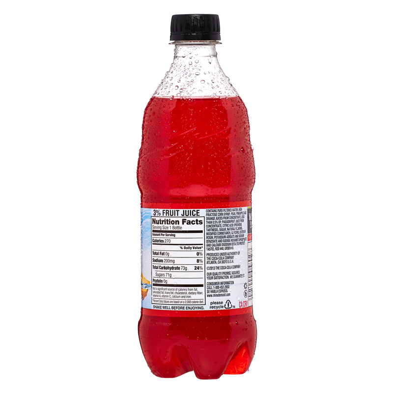 Minute Maid Fruit Punch Juice 20oz Btl
