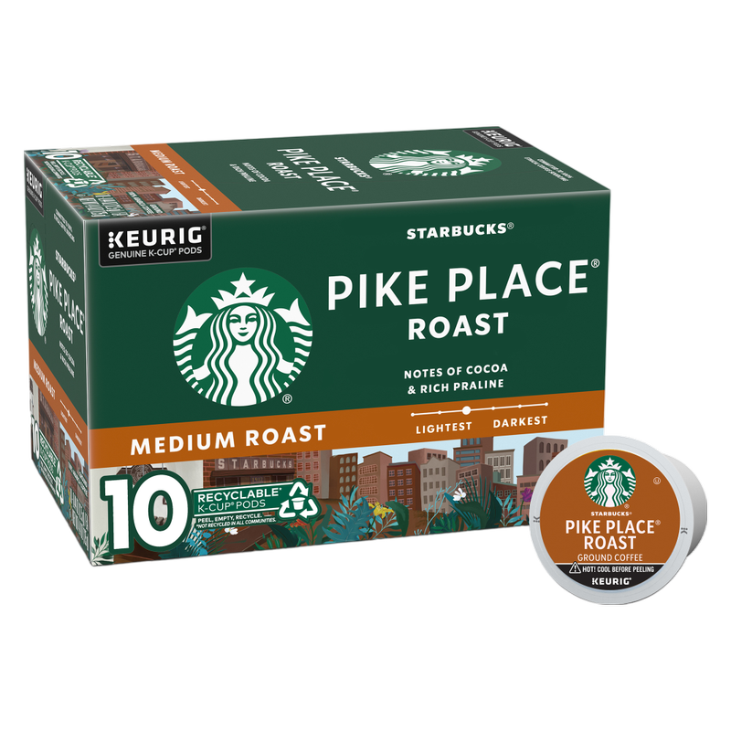 Starbucks K-Cup Pike Place Roast Coffee 4.4oz 10ct