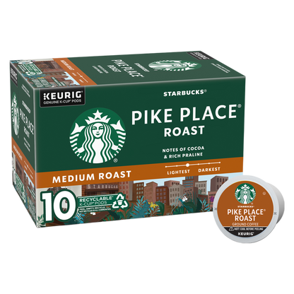 Starbucks K-Cup Pike Place Roast Coffee 4.4oz 10ct