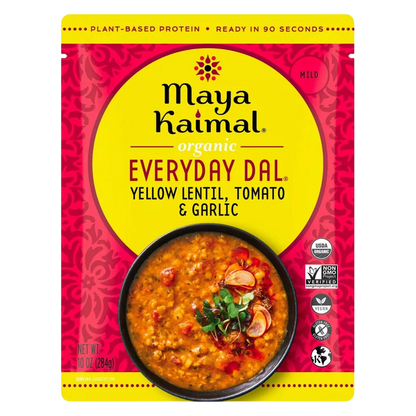Maya Kaimal Yellow Lentil Tomato & Garllic Everyday Dal 10oz