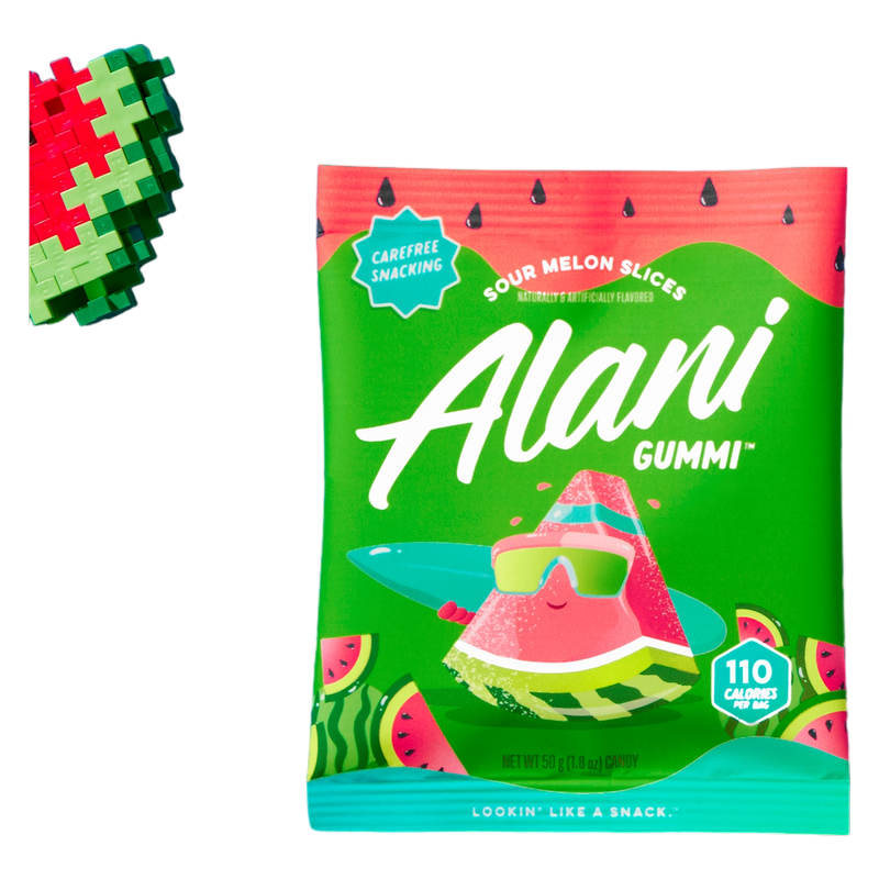 Alani Gummi Sour Watermelon Slices, 1.8oz
