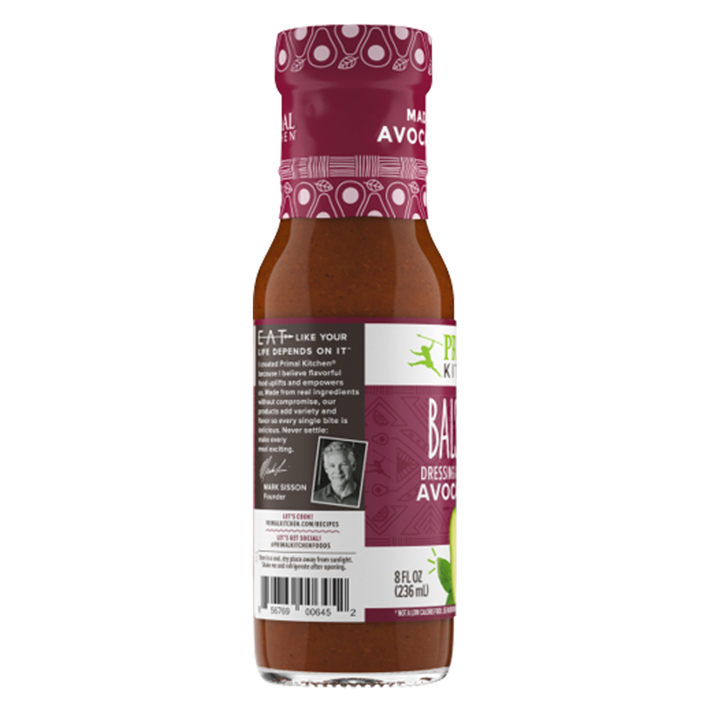 Primal Kitchen Balsamic Vinaigrette & Marinade with Avocado Oil 8oz