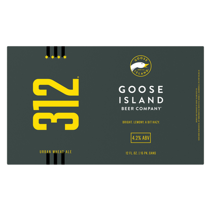 Goose Island 312 Urban Wheat Ale 15pk 12oz Can 4.2% ABV