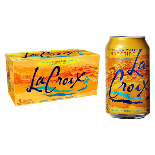 La Croix Tangerine Sparkling Water 8pk 12oz Can