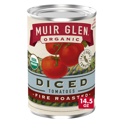 Muir Glen Fire Roasted Diced Tomatoes 14.5oz