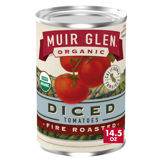 Muir Glen Fire Roasted Diced Tomatoes 14.5oz
