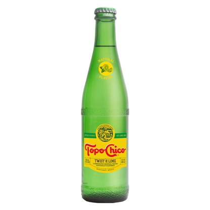 Topo Chico Lime Mineral Water 12oz Glass Bottle