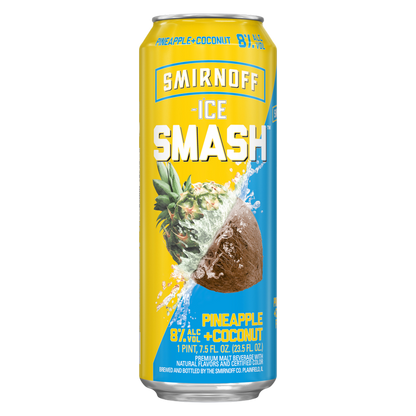 Smirnoff Ice Smash Pineapple Coconut 23.5oz Can