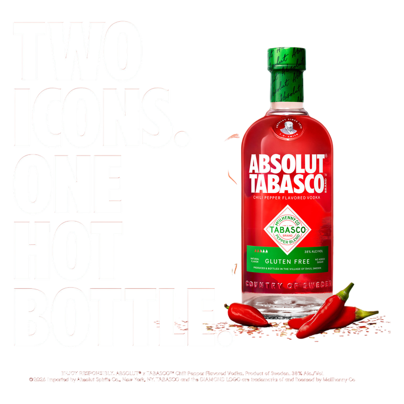 Absolut Tabasco Chili Vodka 1L